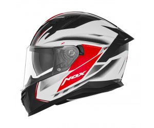 Κράνος Nox N401 ΧΕΝΟ ECE 22.06 άσπρο/κόκκινο