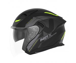 Κράνος Nox N130 Klint ECE 22.06 μαύρο/κίτρινο ματ