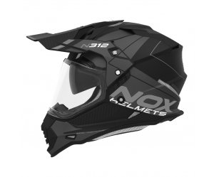 Κράνος Nox N312 Drone ECE 22.06 τιτάνιο/μαύρο ματ