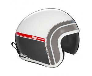 Kράνος Nox Next Traker άσπρο/κόκκινο