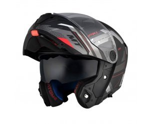 Κράνος MT Atom 2 SV ECE 22.06 Bast D5 μαύρο/γκρι matt