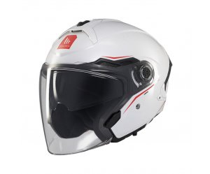 Κράνος MT Cosmo SV S ECE22.06 άσπρο gloss A0