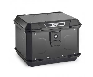 Βαλίτσα GIVI 44 λίτρα ALP44B αλουμίνιο μαύρη monolock με πιάστρα + κιτ τοποθέτησης