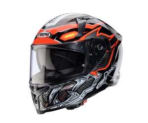 Κράνος Caberg Avalon-X Gurkha μαύρο/γκρι/πορτοκαλί fluo