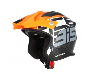 Κράνος Acerbis Jet Aria ECE 22.06 26602.442 πορτοκαλί fluo/μαύρο