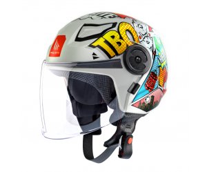 Κράνος MT Lite TBO Junior ECE 22.06 A0 άσπρο gloss