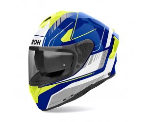 Κράνος Airoh Spark 2 ECE22.06 Chrono μπλε/κίτρινο gloss