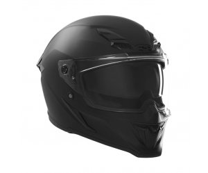 Κράνος Nox Exklusiv Goliath ECE 22.06 μαύρο ματ + extra φυμέ ζελατίνα