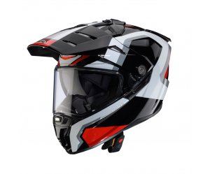 Κράνος Caberg Tanami Scram μαύρο/κόκκινο/άσπρο