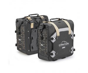 Τσάντες πλαϊνές GIVI GRT709B 35+35l αδιάβροχες Canyon καφέ ιμάντες