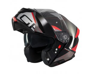 Κράνος MT Genesis SV Atempo ECE 22.06 B15 μαύρο/γκρι/κόκκινο gloss