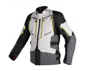 Μπουφάν Μηχανής 4 εποχών Nordcode Odyssey EN-17092 AA Light Grey/Fluo