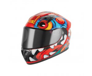 Κράνος Nox N731 Scrappy Junior κόκκινο gloss