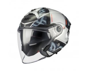 Κράνος MT Cosmo SV S Arrow C2 γκρι/σκούρο γκρι gloss