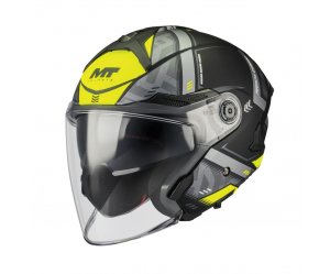 Κράνος MT Cosmo SV S Arrow B3 μαύρο/fluo matt