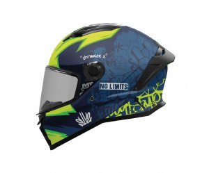 Κράνος MT Stinger 2 Tagger C3 μπλε/fluo matt