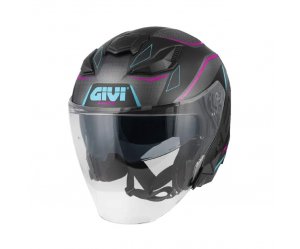 Κράνος Givi X31 black/dark titan/fuchsia/blue matt