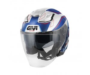 Κράνος Givi X31 white/metal blue/red gloss
