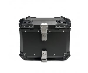 Βαλίτσα BLACK ONE H45 ΑΛΟΥΜΙΝΙΟΥ 45lt μαύρη με πιάστρα και εσωτερική επένδυση