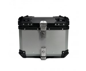Βαλίτσα BLACK ONE H45 ΑΛΟΥΜΙΝΙΟΥ 45lt ασημί με πιάστρα και εσωτερική επένδυση