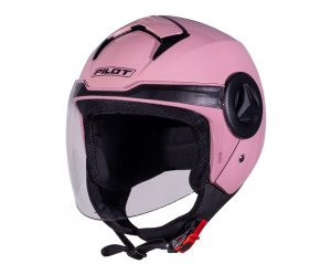 Κράνος Pilot Arrow ECE 22.06 ροζ gloss