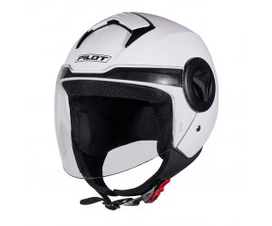 Κράνος Pilot Arrow ECE 22.06 άσπρο gloss