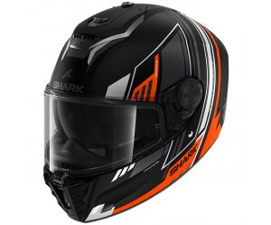 Κράνος Shark Spartan RS Byhron Mat Μαύρο/Πορτοκαλί/Chrom