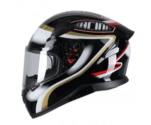 Κράνος Pilot Snake SV Racing μαύρο/χρυσό/κόκκινο gloss
