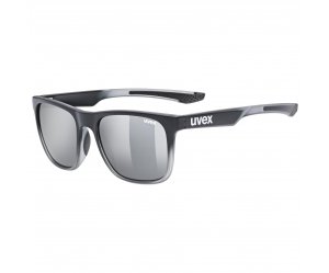 ΓΥΑΛΙΑ ΗΛΙΟΥ UVEX LGL 42 BLACK TRANSPARENT