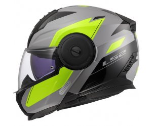 ΚΡΑΝΟΣ LS2 FF902 SCOPE II DURIA GREY/H‑V YELLOW