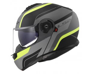 ΚΡΑΝΟΣ LS2 FF908 STROBE II MONZA MATT BLACK/GREY/HI-VIS YELLOW