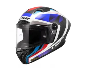 ΚΡΑΝΟΣ LS2 FULL FACE FF805 THUNDER GP AERO CARBON RAUTE BLUE RED ECE 22.06