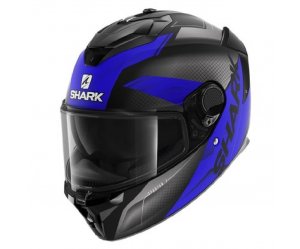 ΚΡΑΝΟΣ SHARK SPARTAN GT ELGEN MAT ΜΑΥΡΟ/ΑΝΘΡΑΚΙ/ΜΠΛΕ