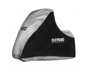 Κάλυμμα μοτοσυκλέτας Oxford Aquatex MP3/3 Wheeler - Black / Silver