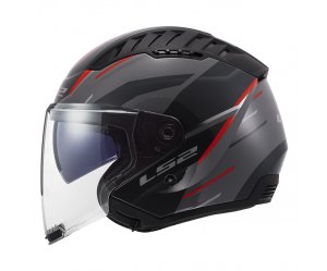 ΚΡΑΝΟΣ LS2 OF600 COPTER II DISTON GREY/RED