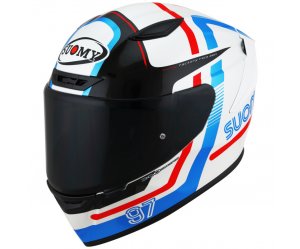 Κράνος Suomy Track-1 Ninety Seven White/Red