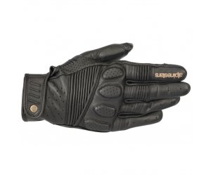 ΓΑΝΤΙΑ ΔΕΡΜΑΤΙΝΑ ΔΙΑΤΡΗΤΑ ALPINESTARS CRAZY EIGHT ΜΑΥΡΑ