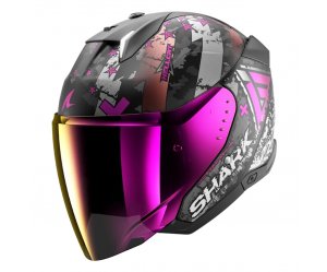 ΚΡΑΝΟΣ SHARK SKWAL i3 JET HELLCAT BLACK/SILVER/VIOLET