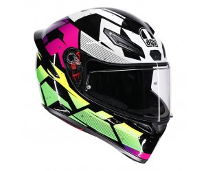 ΚΡΑΝΟΣ AGV K1 S E2206 Punkpulse Black/Purple/Lime