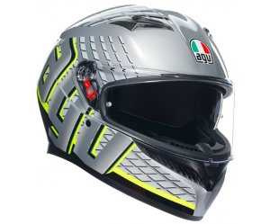 ΚΡΑΝΟΣ K3 AGV E2206 MPLK FORTIFY GREY / BLACK / YELLOW FLUO