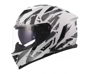 ΚΡΑΝΟΣ LS2 FF818 STORM III KAOS WHITE GREY