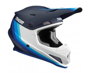 ΚΡΑΝΟΣ MX THOR SECTOR RUNNER NAVY/WHITEMIPS HELMETS