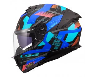 ΚΡΑΝΟΣ LS2 STREAM II FF808 MIKA BLACK/BLUE