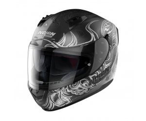 ΚΡΑΝΟΣ NOLAN N60-6 MUSE N-COM 69 FLAT LAVA GREY/WHITE/BLACK