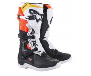 ΜΠΟΤΕΣ ALPINESTARS TECH 3 ΜΑΥΡΟ ΚΟΚΚΙΝΟ ΚΙΤΡΙΝΟ