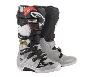 ΜΠΟΤΕΣ ALPINESTARS TECH 7 ΜΑΥΡΟ/ΑΣΗΜΙ/ΛΕΥΚΟ/ΧΡΥΣΟ