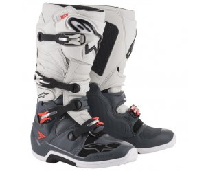 ΜΠΟΤΕΣ ALPINESTARS TECH 7 ΓΚΡΙ/ΚΟΚΚΙΝΟ