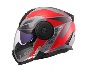 ΚΡΑΝΟΣ LS2 FF902 SCOPE II OXYD GREY/RED