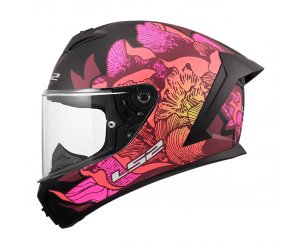 ΚΡΑΝΟΣ LS2 FF820 RAPID III POPPIES II ECE 22.06 BLACK/PINK
