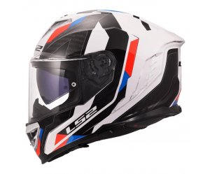 ΚΡΑΝΟΣ LS2 FF818 STORM III SPORTY WHITE/BLUE/RED